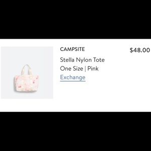 Stella Nylon Tote-Pink